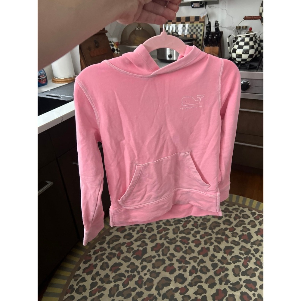 Vineyard Vines Girls Hoodie pink 5-6